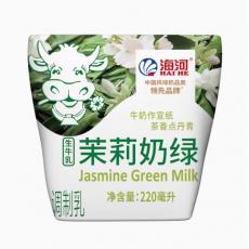 海河茉莉奶绿牛奶