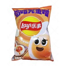 乐事夏季限定薯片流沙咸蛋黄味