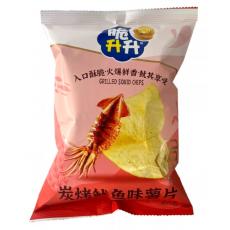 脆升升炭烤鱿鱼...