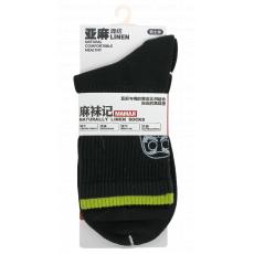 麻袜记男士中筒...
