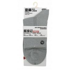 麻袜记男士中筒...