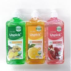 悠选天然酵素洗洁精3瓶装（生姜祛味+清新柠檬+清新红石榴）