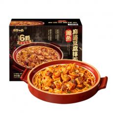 山姆鲍鱼麻婆豆腐拌面