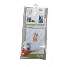 浪莎抗菌消臭高棉运动男袜HX12049