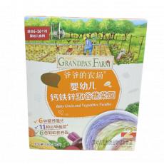 爷爷的农场婴幼儿钙铁锌五谷蔬菜面