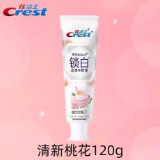 佳洁士双色锁白美白冈山梦白桃味牙膏