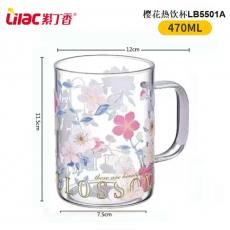 紫丁香LB5501樱花热饮杯