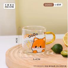 丕格PG6446印花卡通玻璃把杯