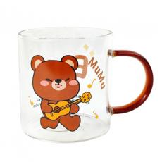 丕格PG6559印花卡通玻璃把杯