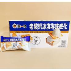 食一佬老酸奶冰淇淋味威化