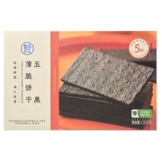 盒马五黑薄脆饼干