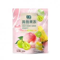 七鲜蒟蒻果冻（白桃味+青提味+菠萝味）