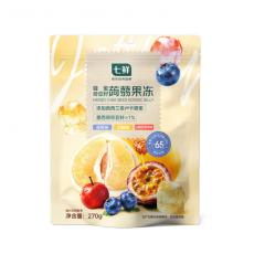 七鲜蜂蜜奇亚籽蒟蒻果冻（蓝莓味+双柚味+山楂百香果味）