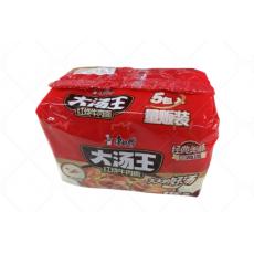康师傅大汤王红烧牛肉面五连包