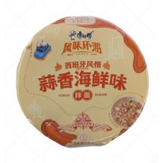 康师傅西班牙蒜香海鲜味拌面
