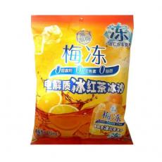 溜溜梅电解质冰红茶冰沙梅冻
