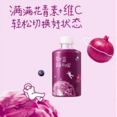 山姆喜茶紫甘蓝蓝莓石榴植物果蔬汁饮品
