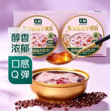 七鲜紫米酿香芋桃胶