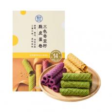 盒马三色奇亚籽脆皮蛋卷